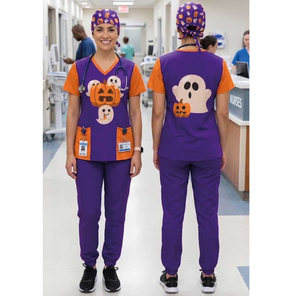 BABY GHOSTS SCRUB SET