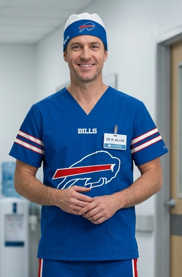 BUFFALO BILLS SCRUB TOP
