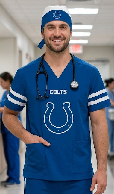 INDIANAPOLIS COLTS SCRUB TOP