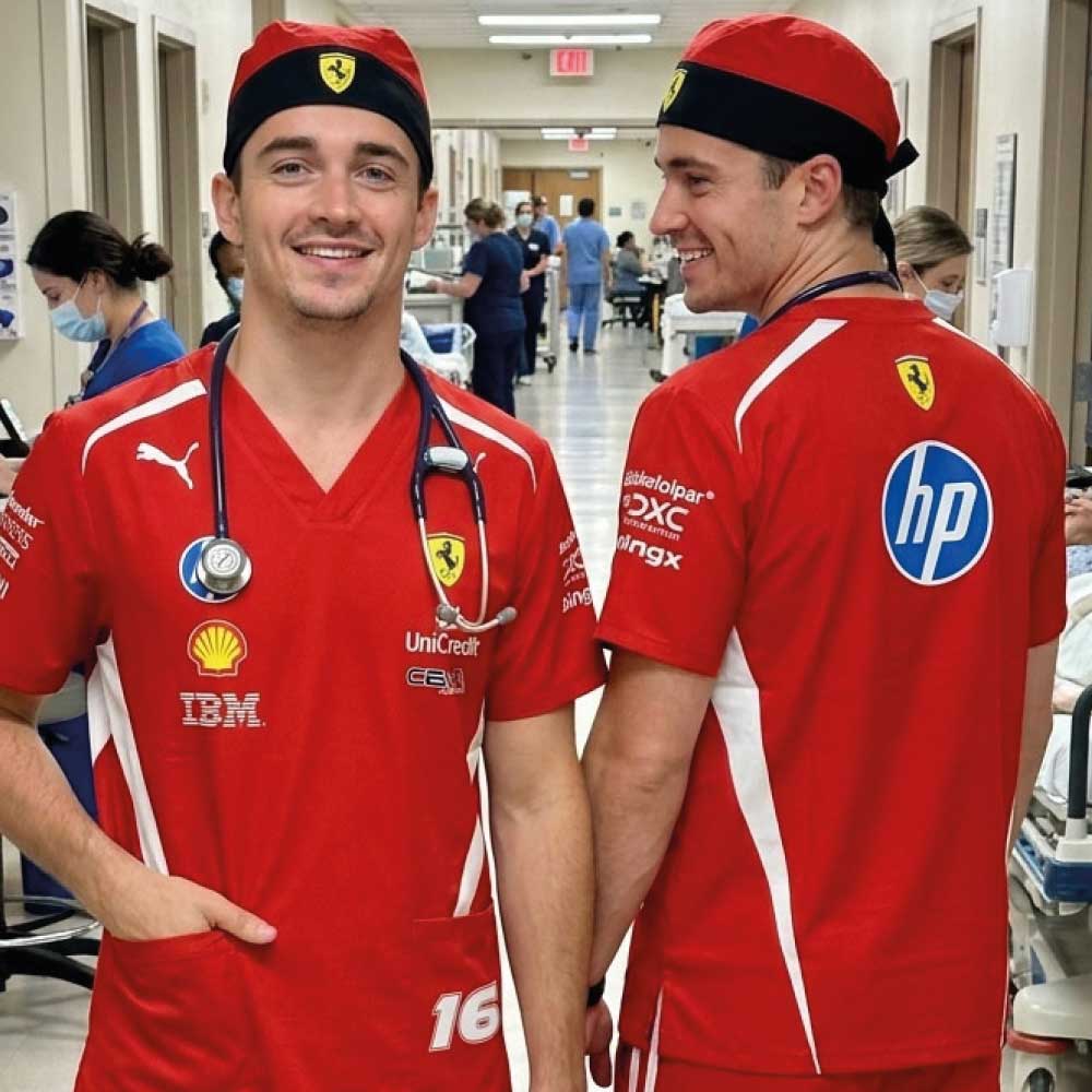 FERRARI 2026 SCRUB TOP