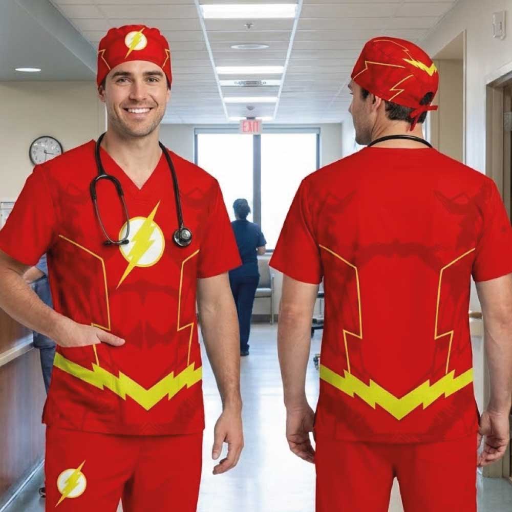 FLASH UNIFORM SCRUB TOP