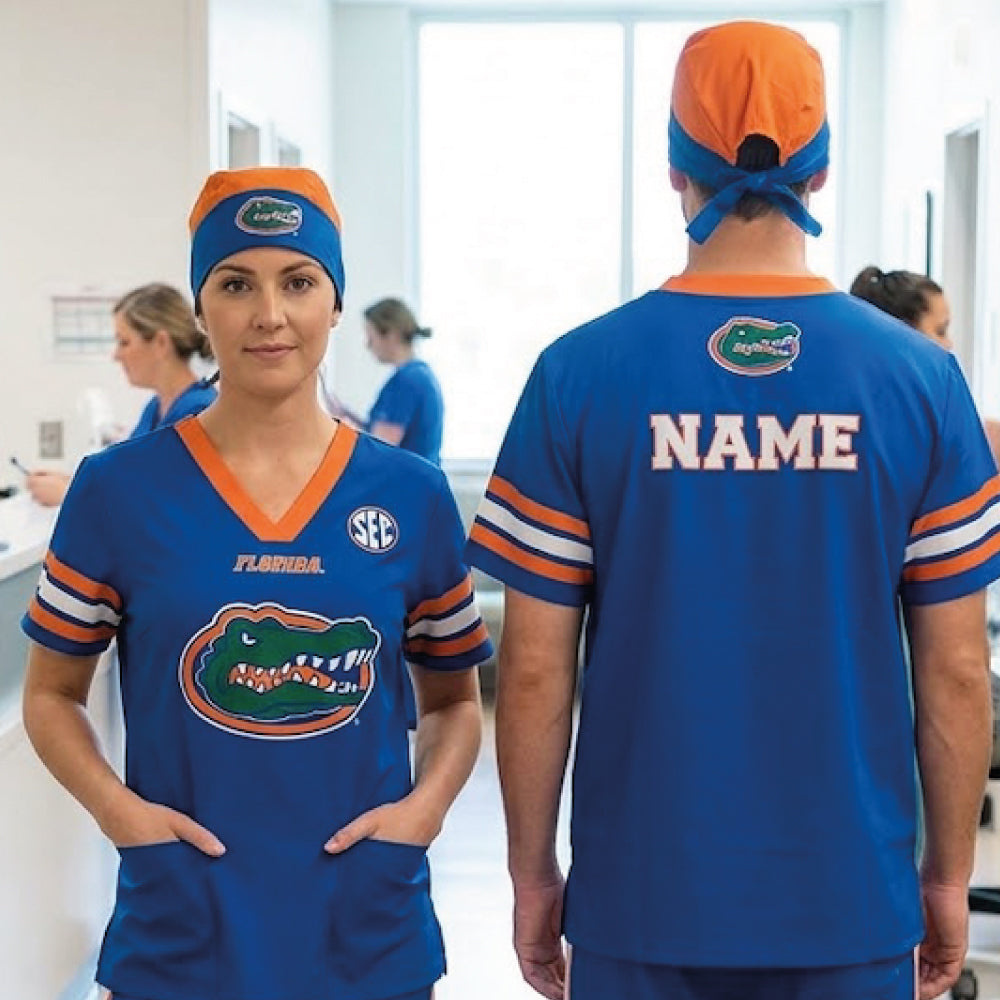 FLORIDA GATORS SCRUB TOP
