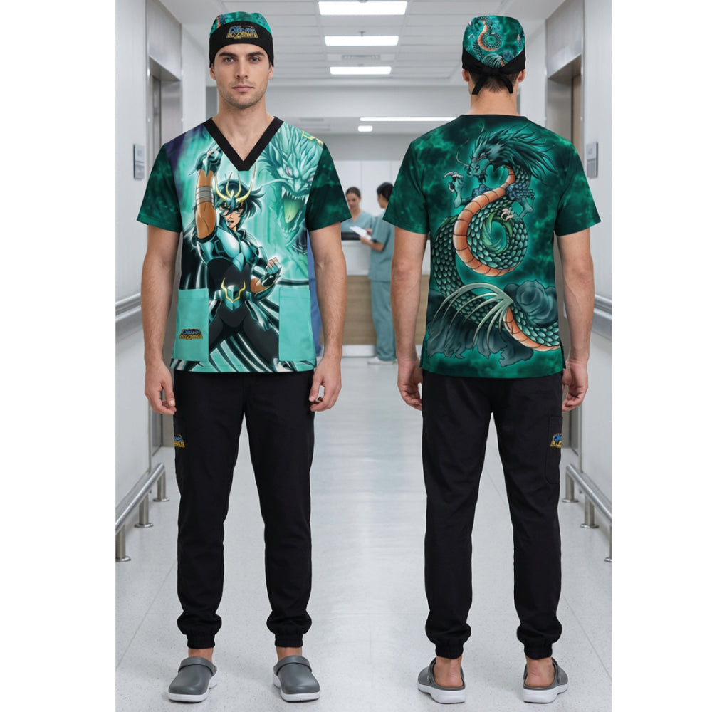 SAINT SEIYA DRAGON SAINT SCRUB SET