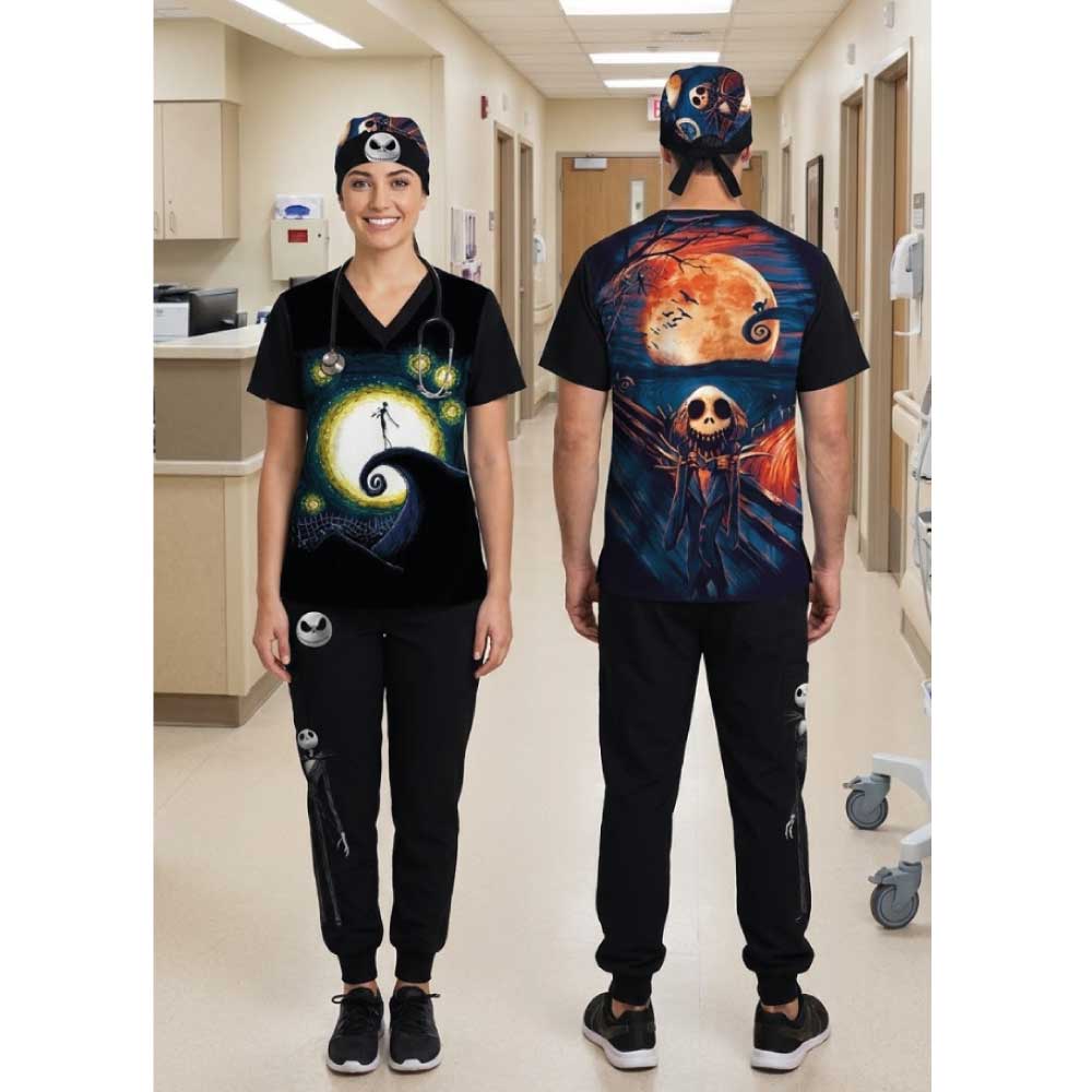 THE STARRY NIGHT JACK SCRUB SET