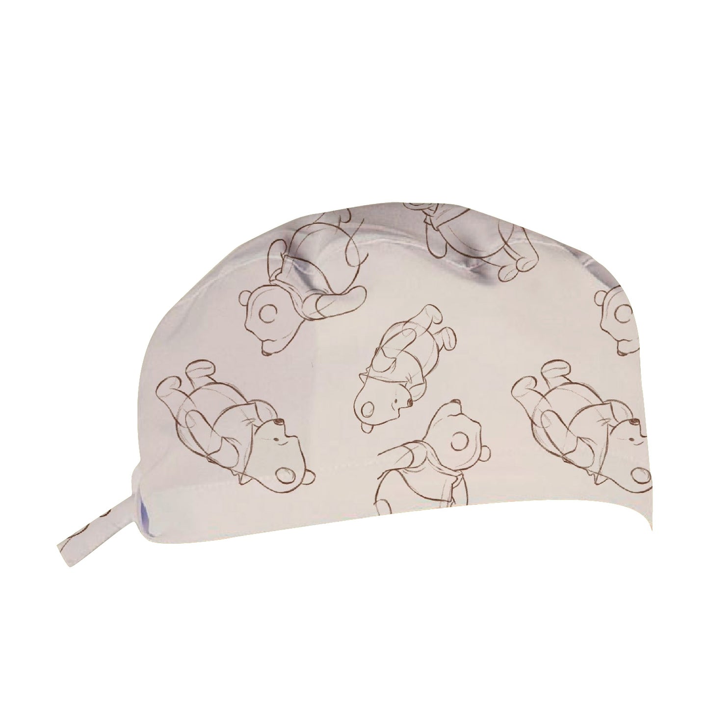 WINNIE THE POOH SKETCH SCRUB CAP