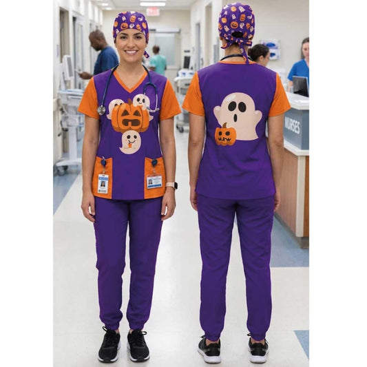 BABY GHOSTS SCRUB SET