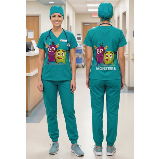 BABY MONSTERS HALLOWEEN SCRUB SET