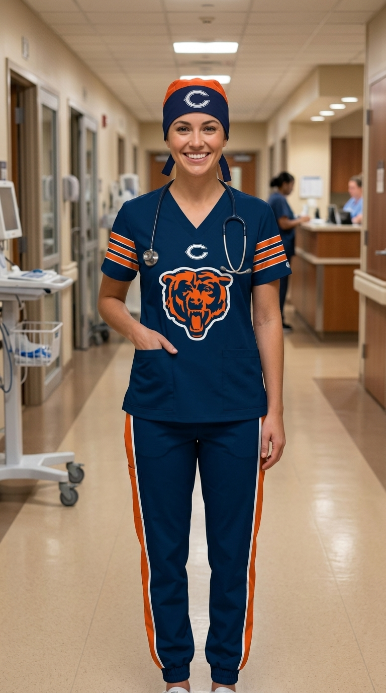 CHICAGO BEARS SCRUB SET