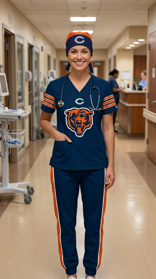 CHICAGO BEARS SCRUB SET
