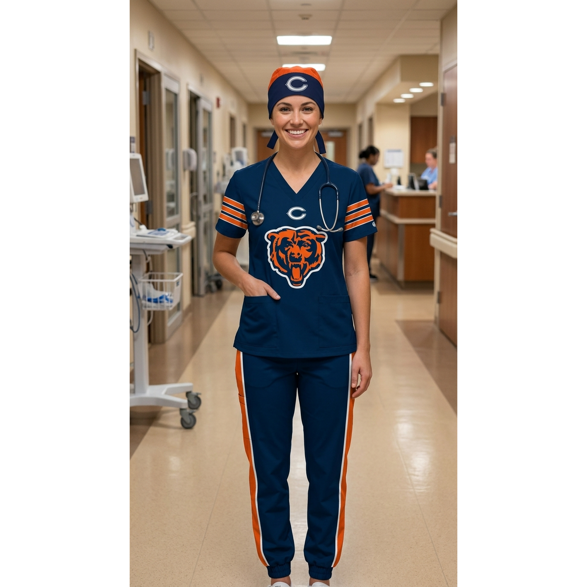 CHICAGO BEARS SCRUB SET