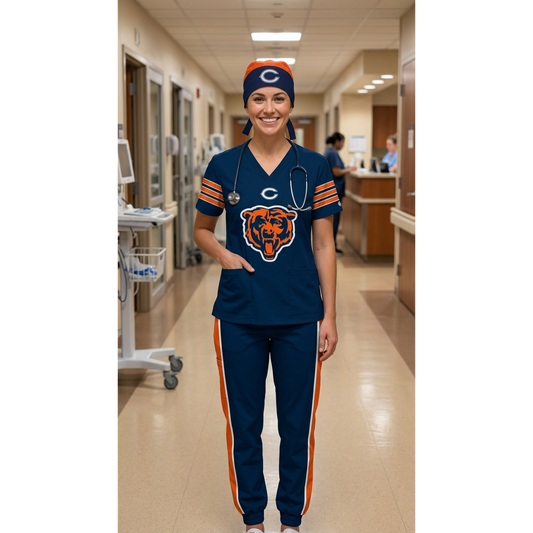 CHICAGO BEARS SCRUB SET
