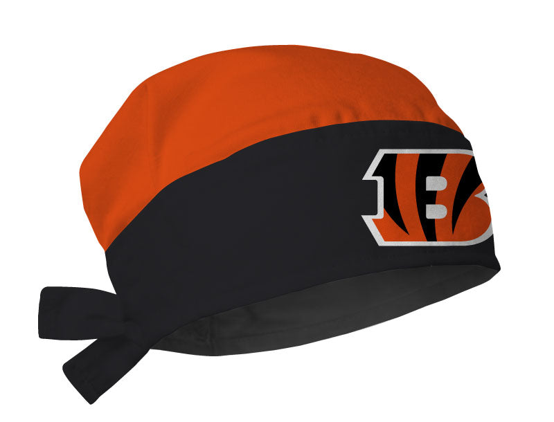 CINCINNATI BENGALS BLACK SCRUB SET