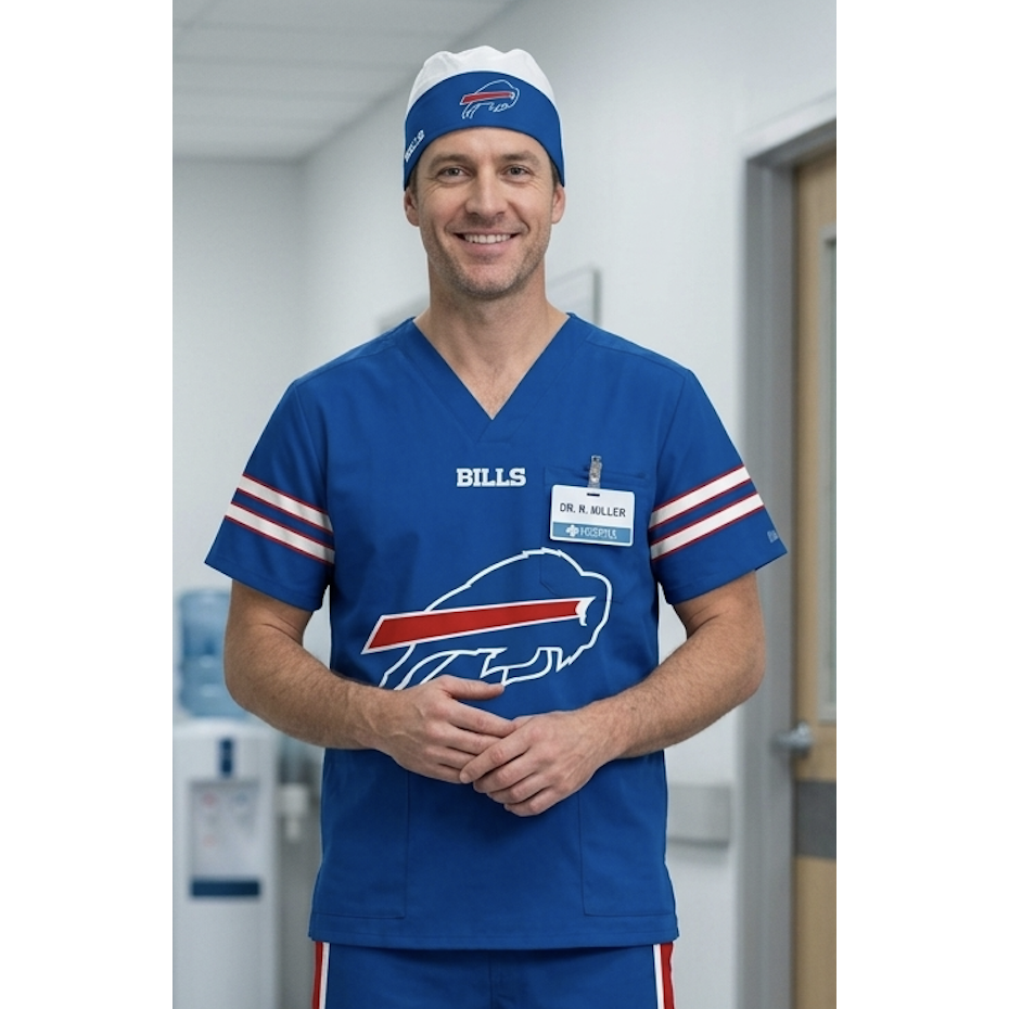 BUFFALO BILLS SCRUB TOP