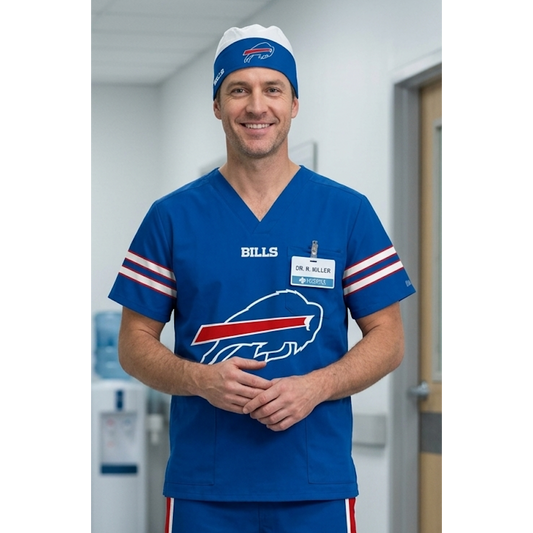 BUFFALO BILLS SCRUB TOP