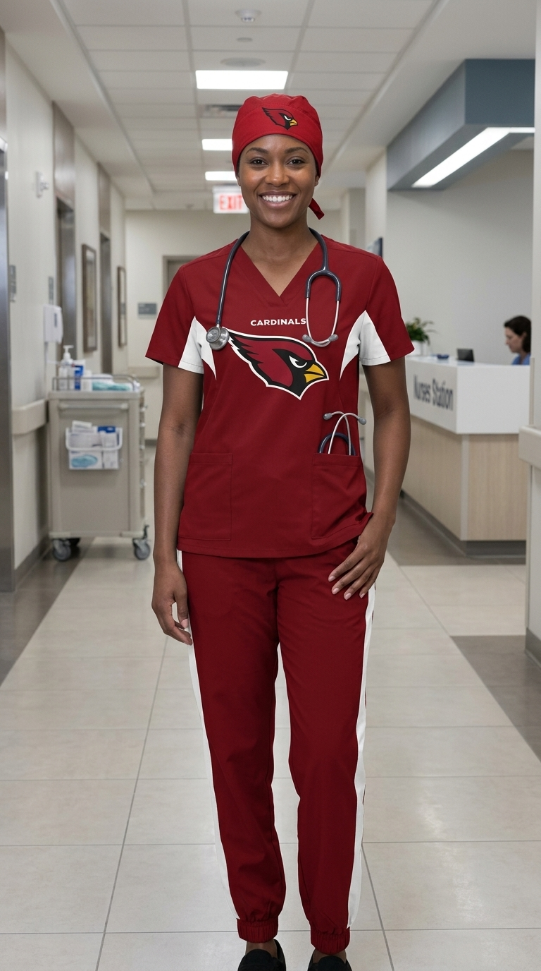 ARIZONA CARDINALS SCRUB SET