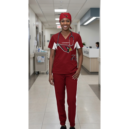 ARIZONA CARDINALS SCRUB SET