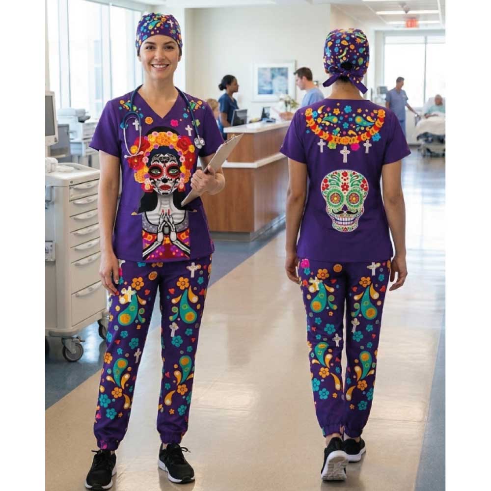 CATRINA PRAYING SCRUB SET