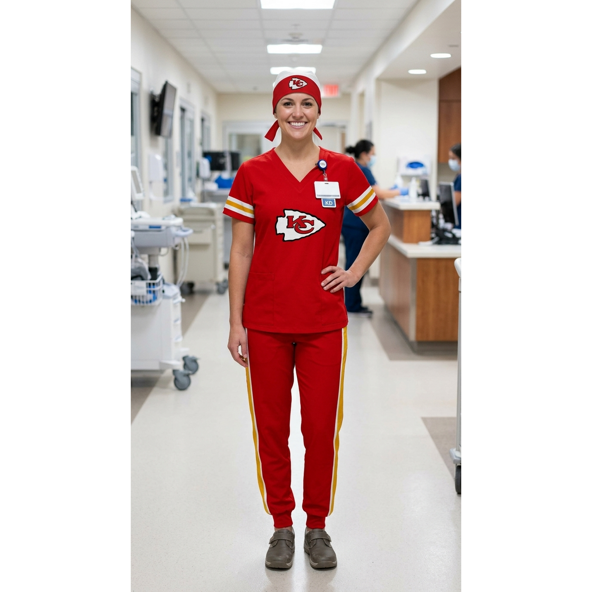 KANSAS CITY CHIEFS SCRUB SET
