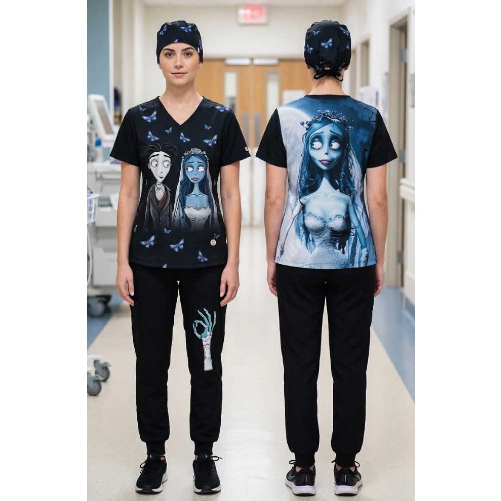 CORPSE BRIDE SCRUB SET