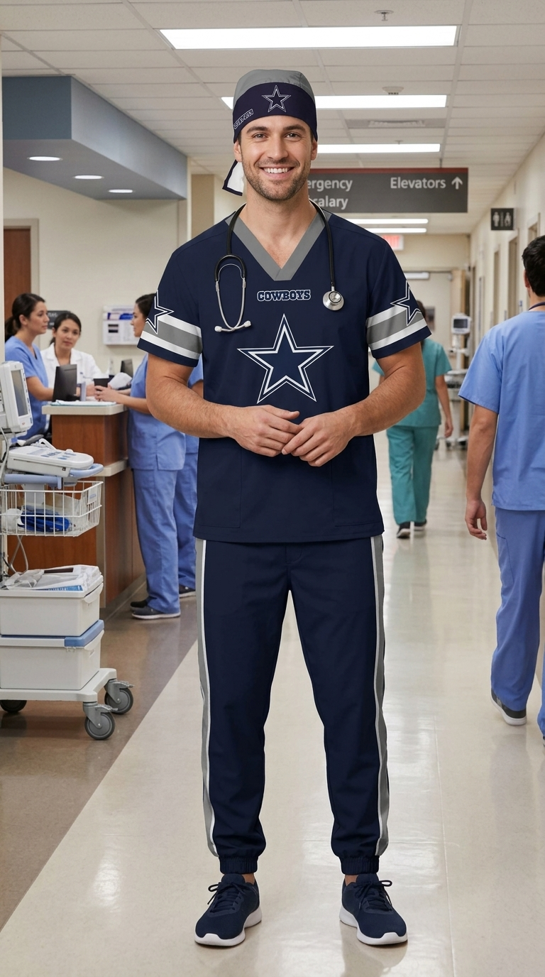 DALLAS COWBOYS SCRUB SET