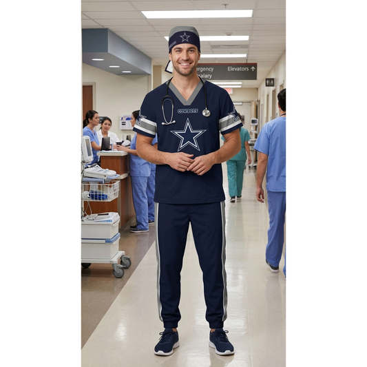 DALLAS COWBOYS SCRUB SET