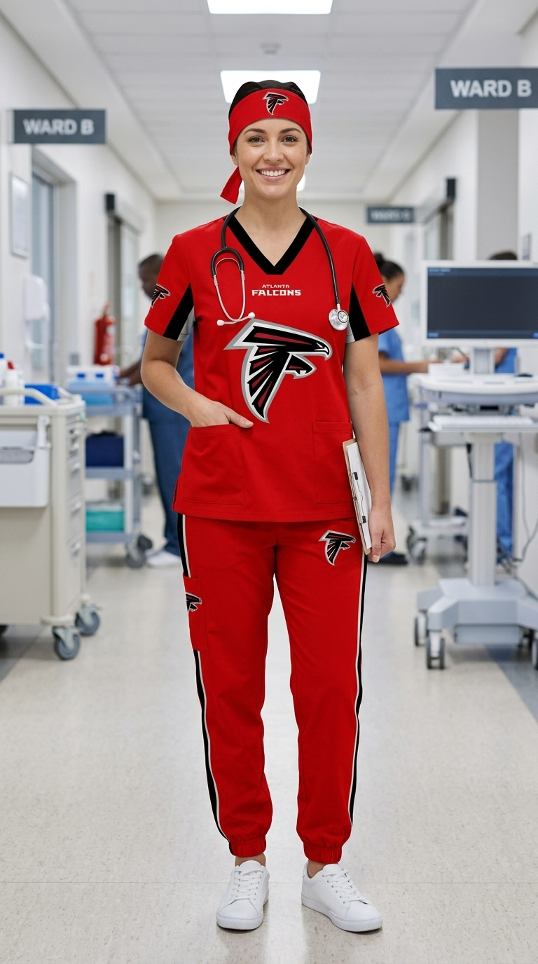 ATLANTA FALCONS SCRUB SET