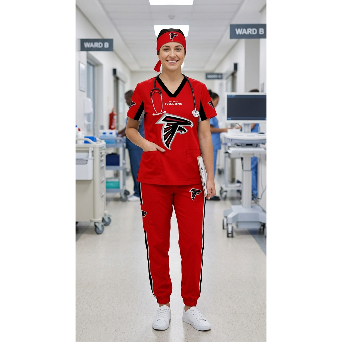 ATLANTA FALCONS SCRUB SET
