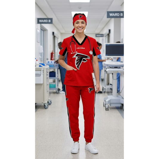 ATLANTA FALCONS SCRUB SET