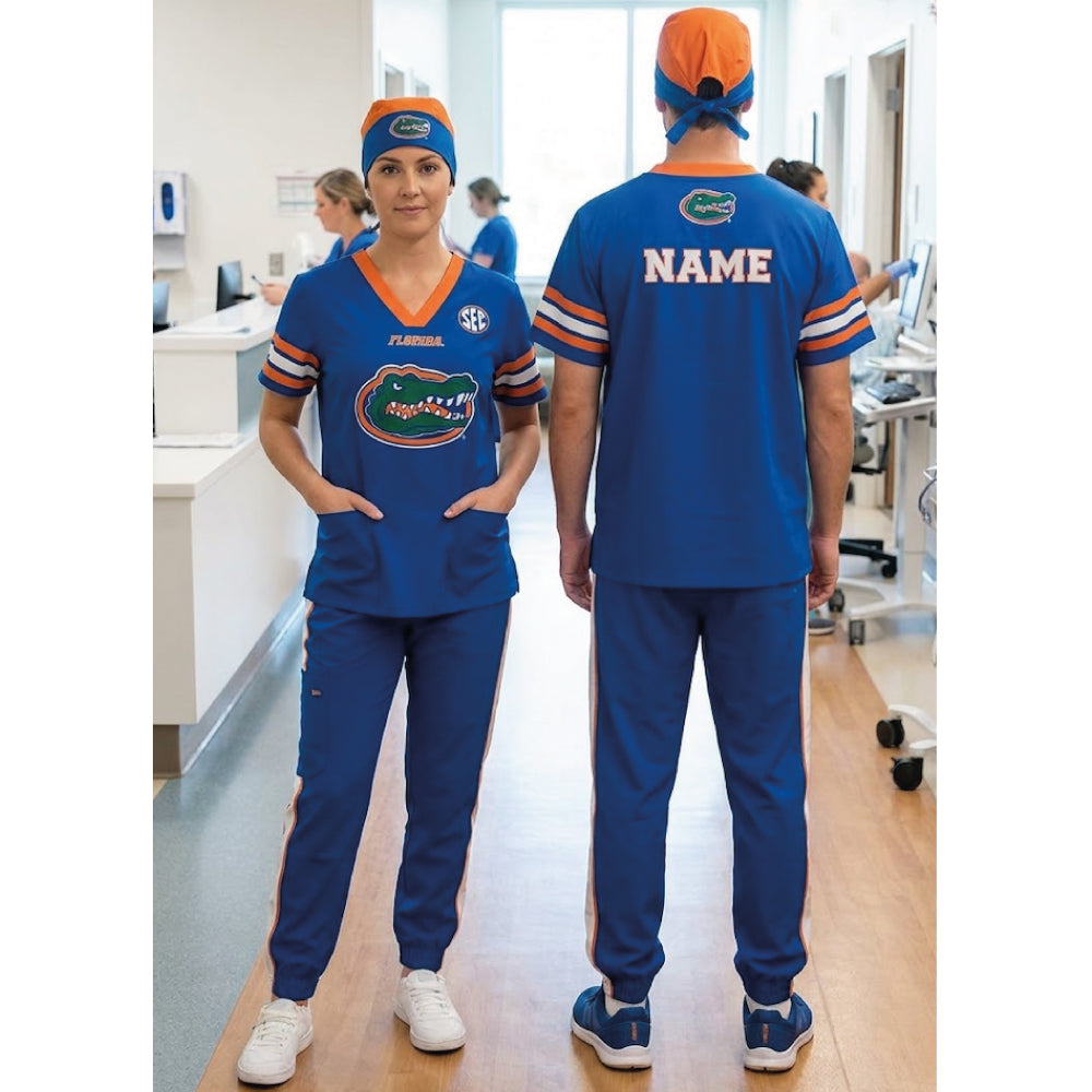 FLORIDA GATORS SCRUB SET
