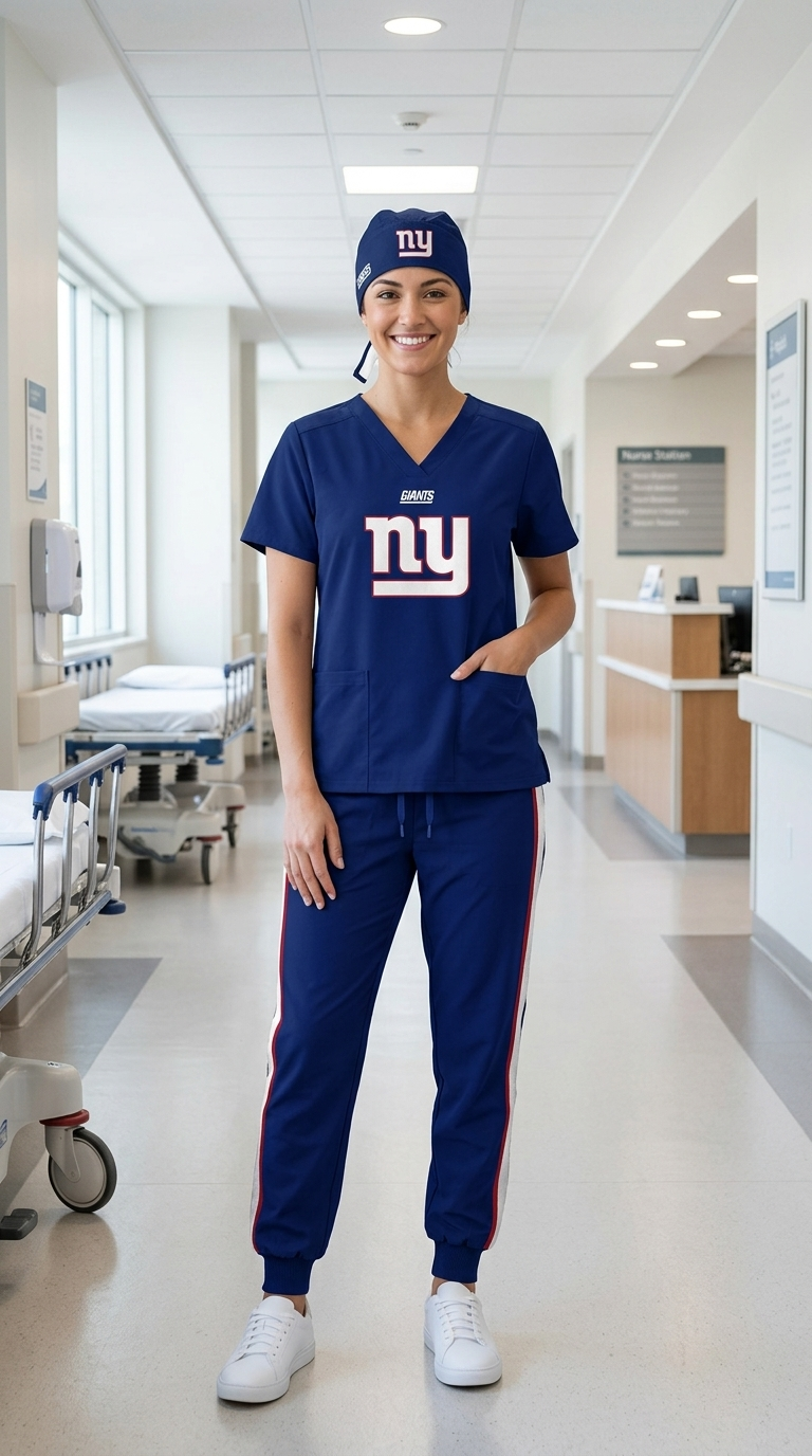 NEW YORK GIANTS SCRUB SET