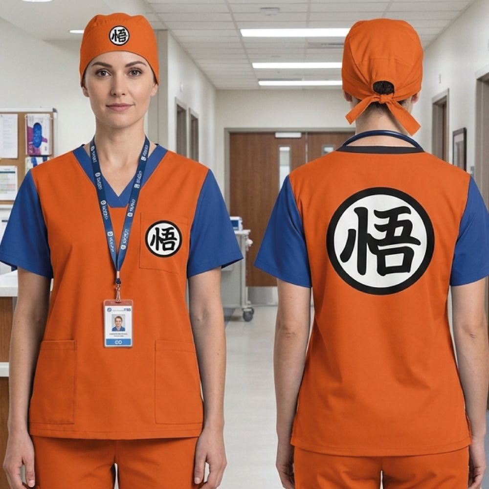 DRAGON BALL GOKU CLASSIC OUTFIT SCRUB TOP