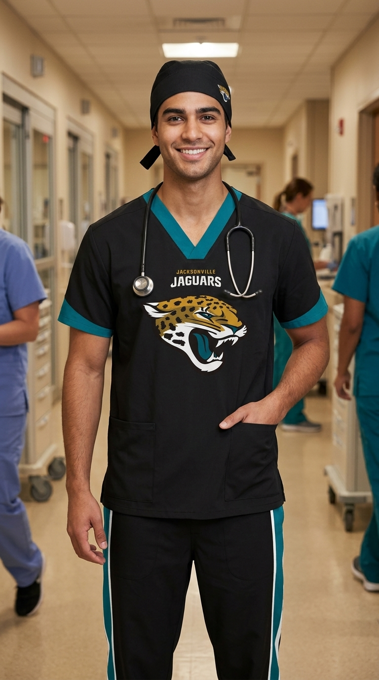 JACKSONVILLE JAGUARS SCRUB SET