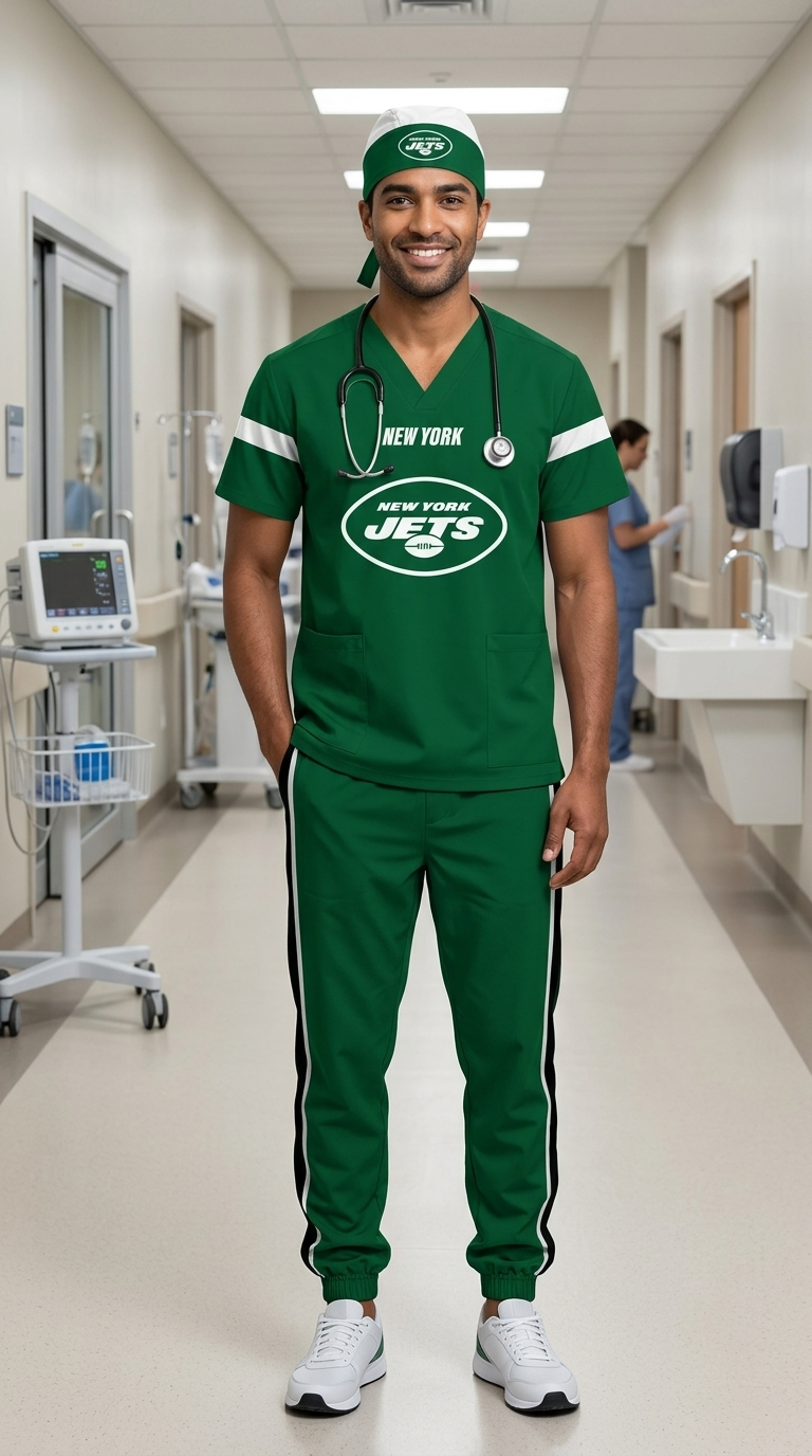 NEW YORK JETS SCRUB SET