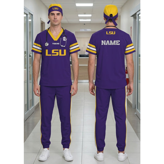 LSU TIGERS SCRUB SET