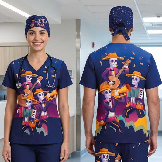 MARIACHI TRIO SCRUB TOP