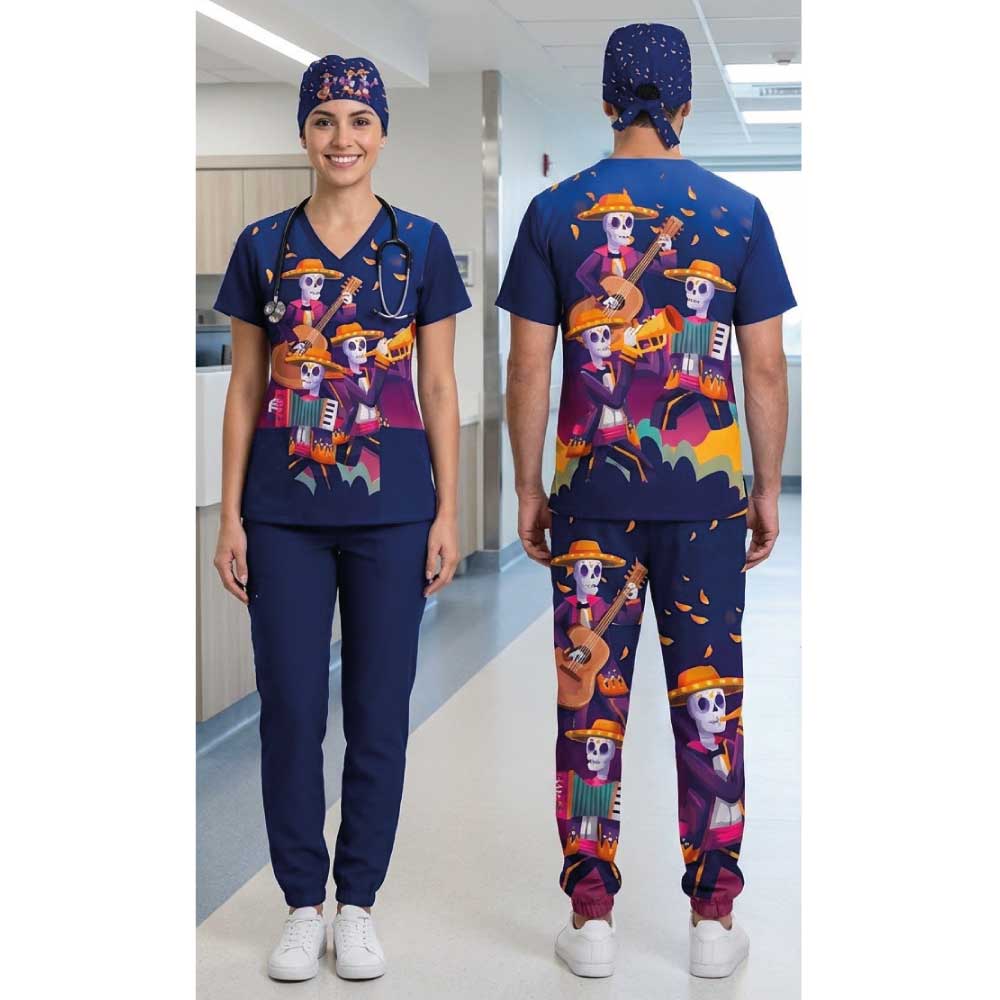 MARIACHI TRIO SCRUB SET