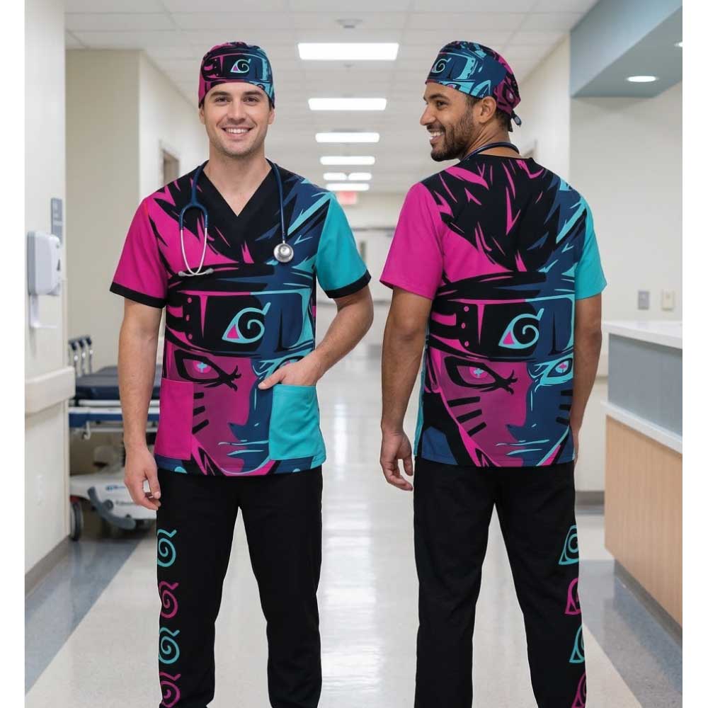 NARUTO NEON SCRUB SET
