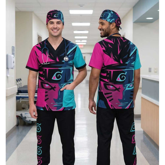 NARUTO NEON SCRUB SET