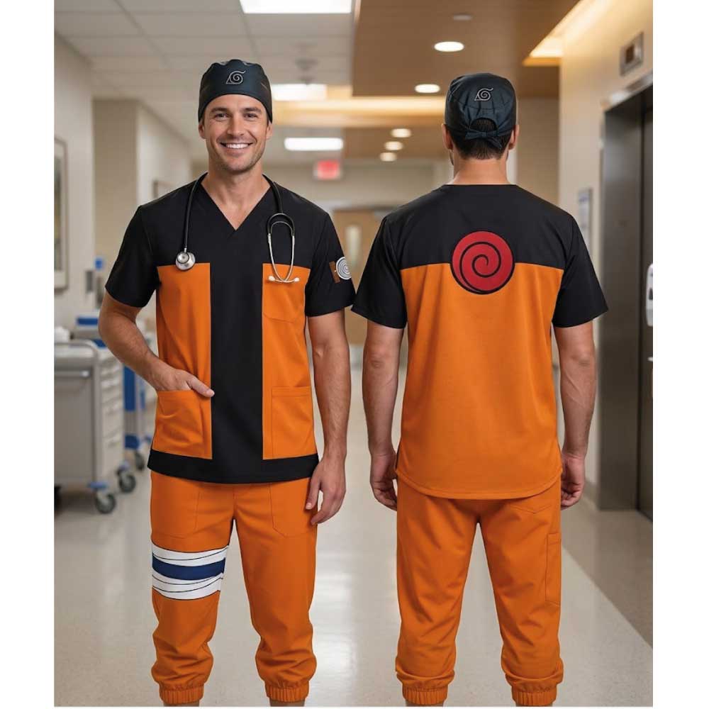 NARUTO OUTFIT SCRUB SET