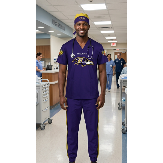 BALTIMORE RAVENS SCRUB SET