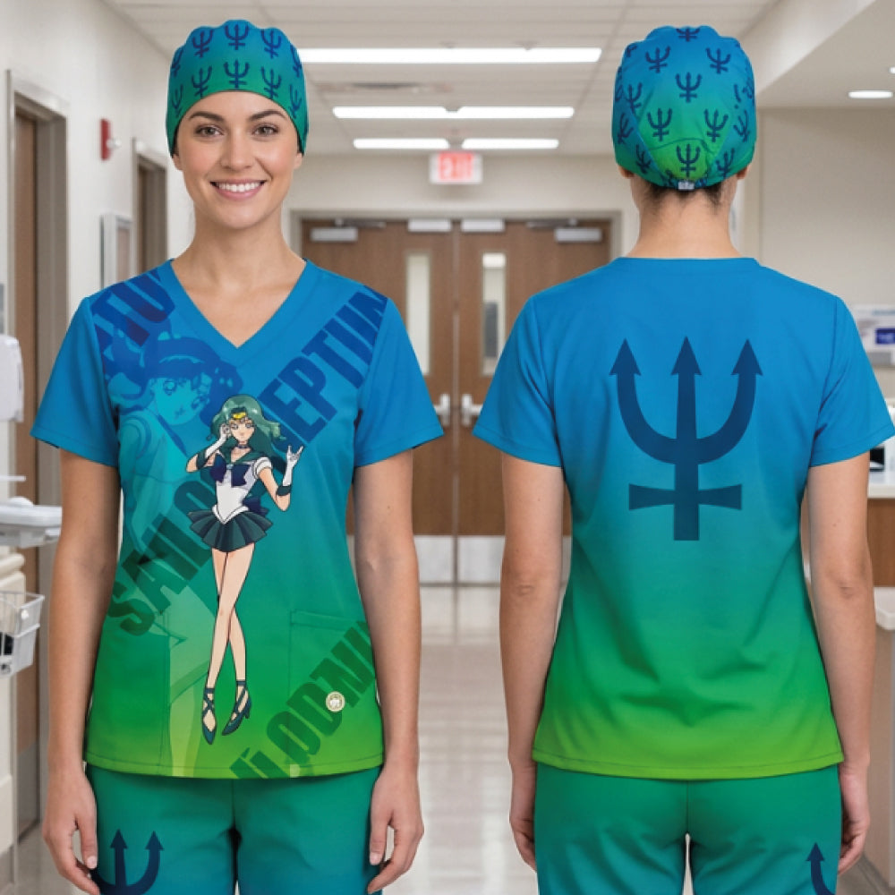 SAILOR NEPTUNE SCRUB TOP