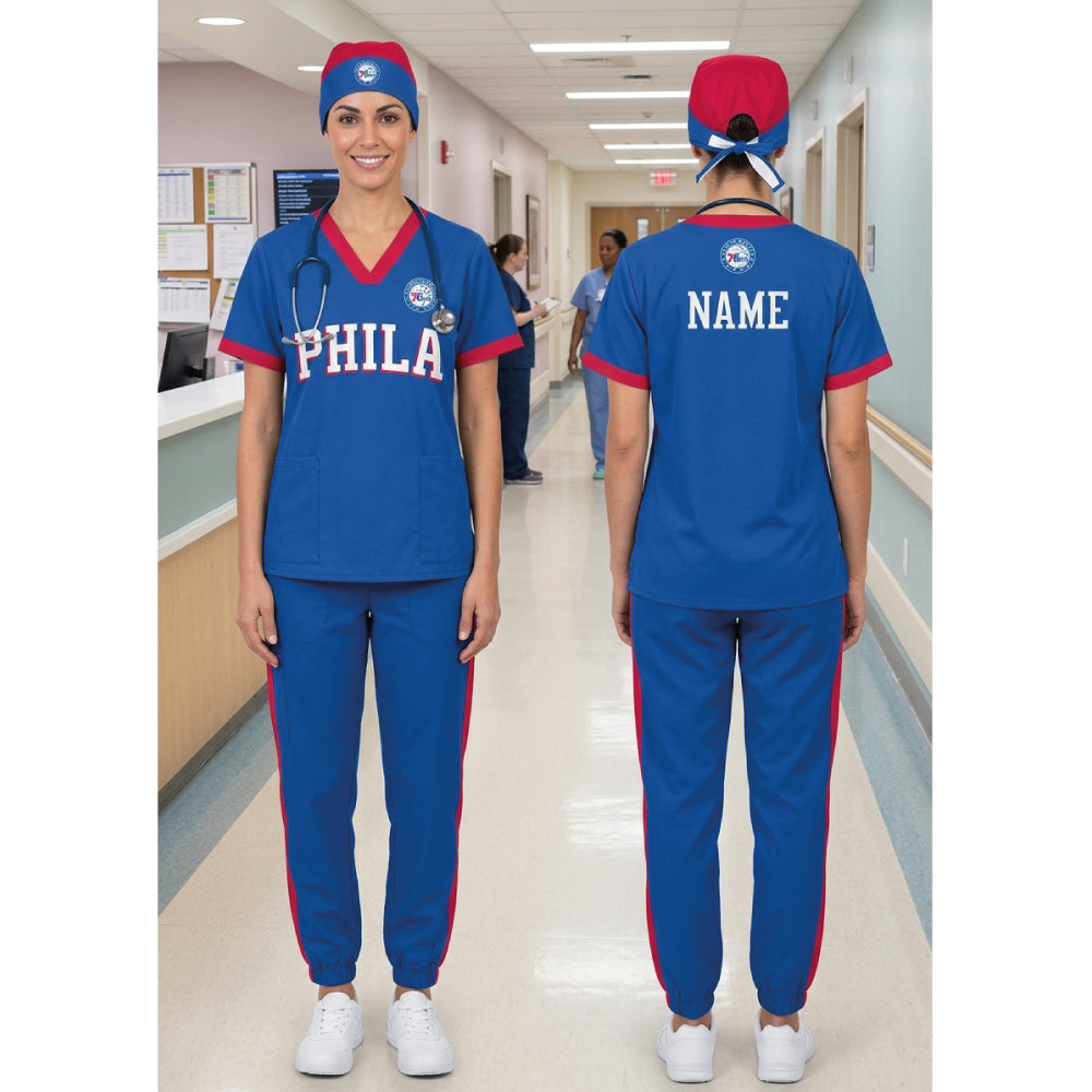 PHILADELPHIA 76ERS NBA SCRUB SET