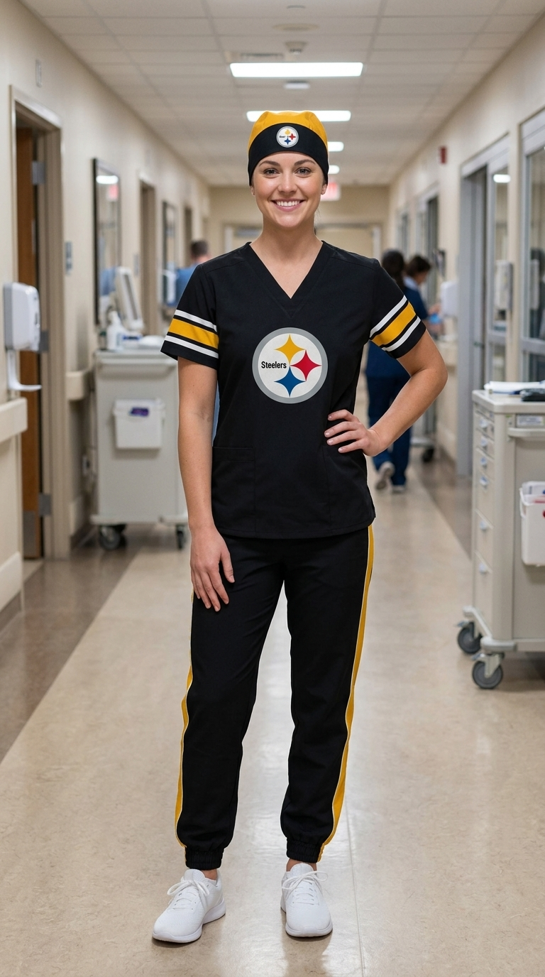 PTTSBURGH STEELERS SCRUB SET