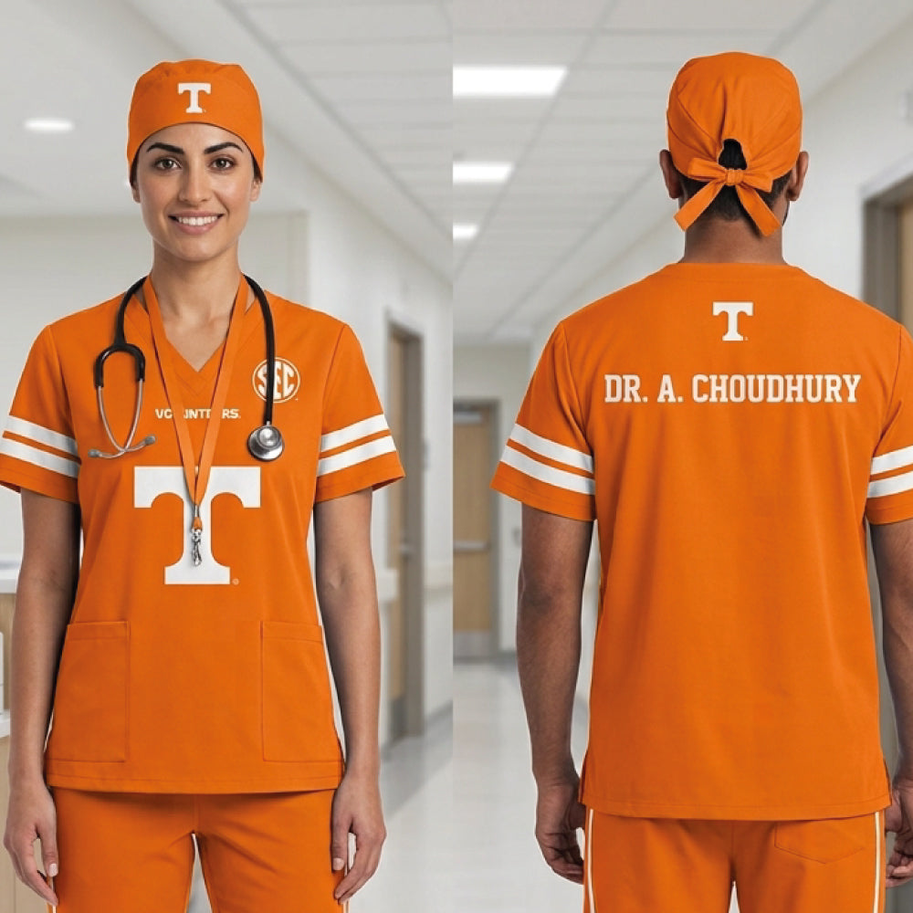 TENNESSEE VOLUNTEERS SCRUB TOP