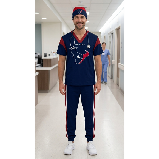 HOUSTON TEXANS SCRUB SET