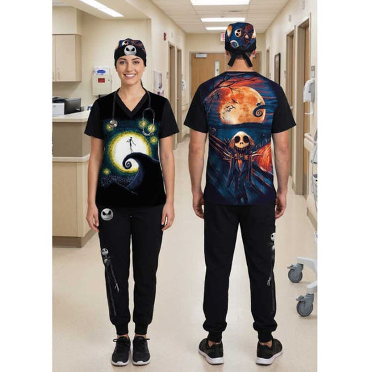 THE STARRY NIGHT JACK SCRUB SET