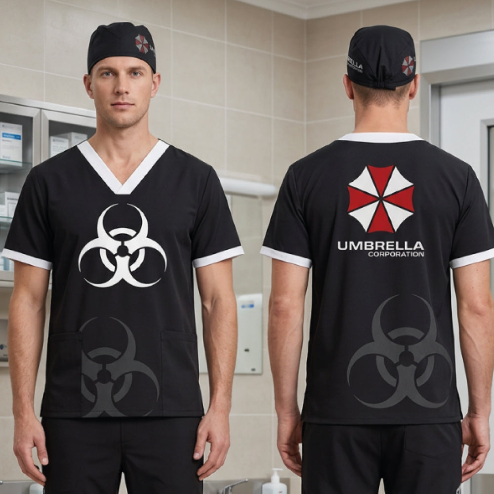 UMBRELLA CORPORATION SCRUB TOP
