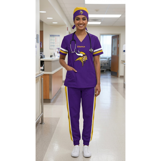 MINNESOTA VIKINGS SCRUB SET