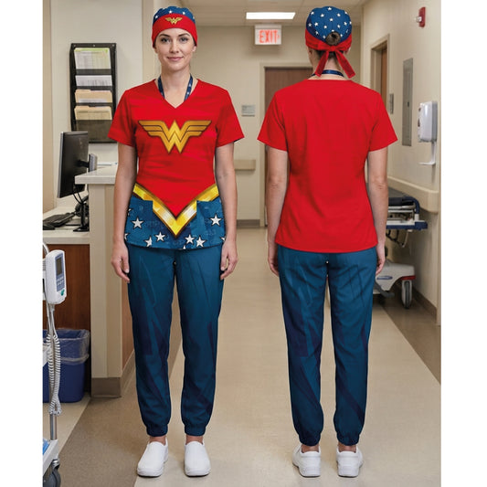 WONDER WOMAN SCRUB SET