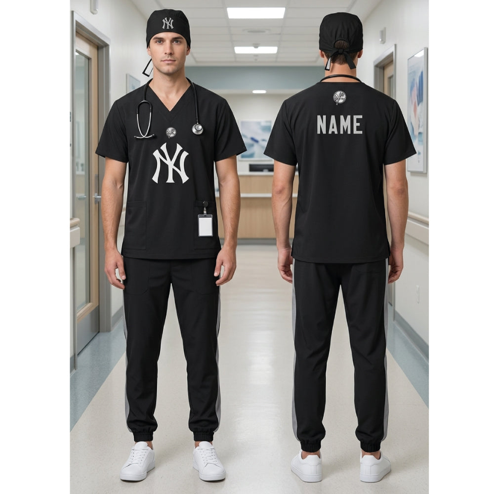 NEW YORK YANKEES BLACK MLB SCRUB SET